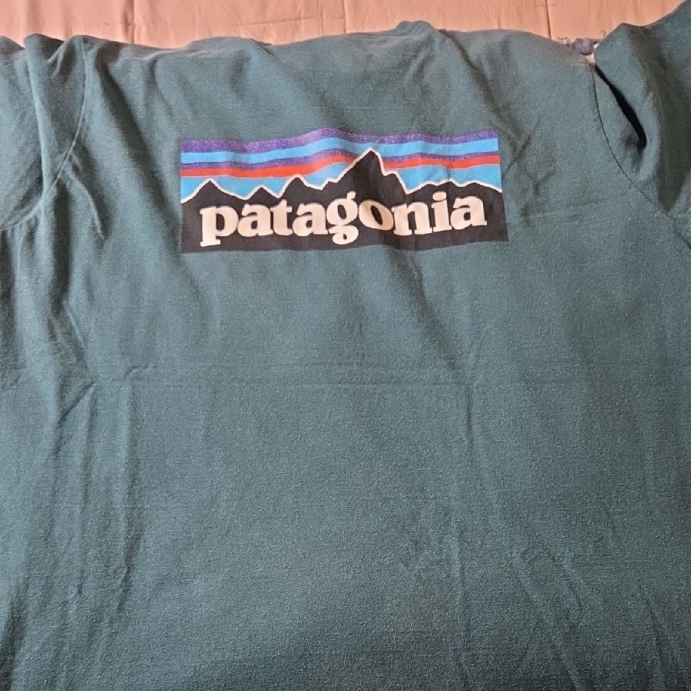Patagonia Men's Blue Short Sleeve Tee - Picture 4 of 4